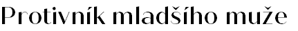 Protivník mladšího muže