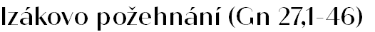 Izákovo požehnání